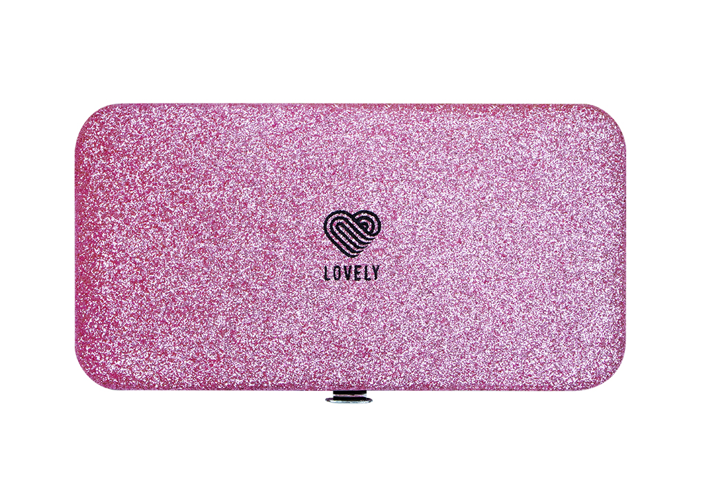 Магнитный кейс Lovely для пинцетов серия Gloss цвет Light Pink
