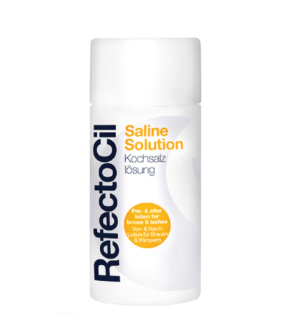 Солевой раствор RefectoCil для обезжиривания ресниц и бровей, 150мл