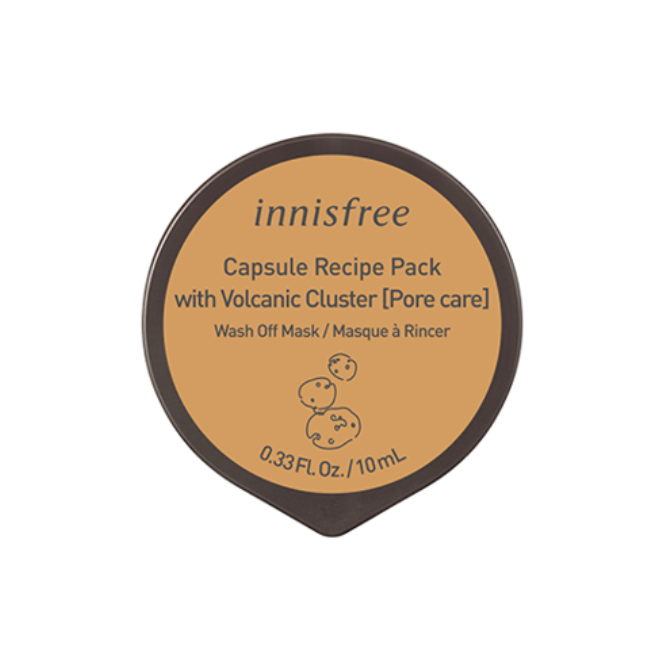 Маска с вулканической глиной Innisfree Capsule Pack, 10мл (срок до 23.03.2023г)